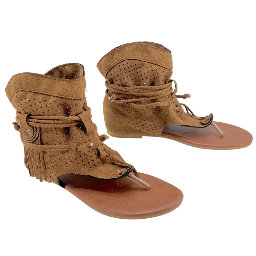 Bohemian Tassel Sandals; 39/ 8 - Picture 1 of 11